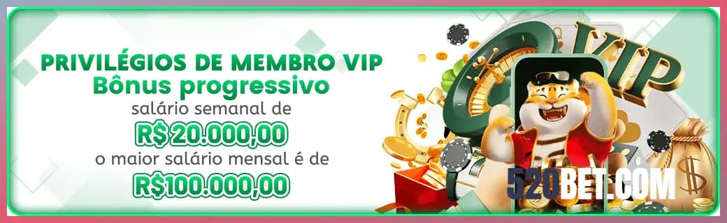 520BET bônus — cashback 15 por cento e níveis VIP